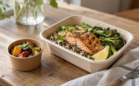 Мини-проба сезонной закуски в отдельном контейнере