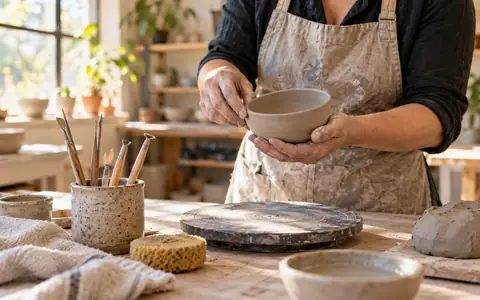 Знакомство с керамической техникой в гончарной студии