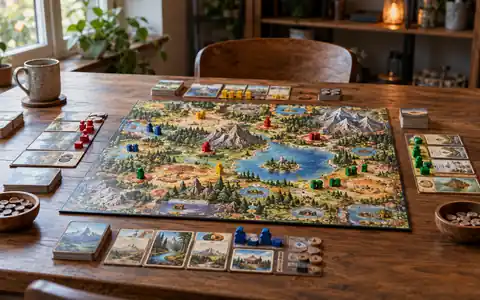 Заранее собранная настольная игра в тихие часы